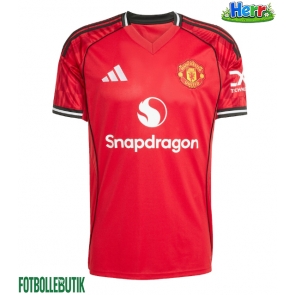 Manchester United Hemmatröja 2025-26 Kortärmad